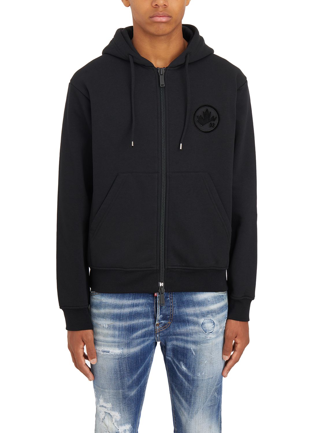 DSQUARED2 Men's Contemporary Zip Hoodie