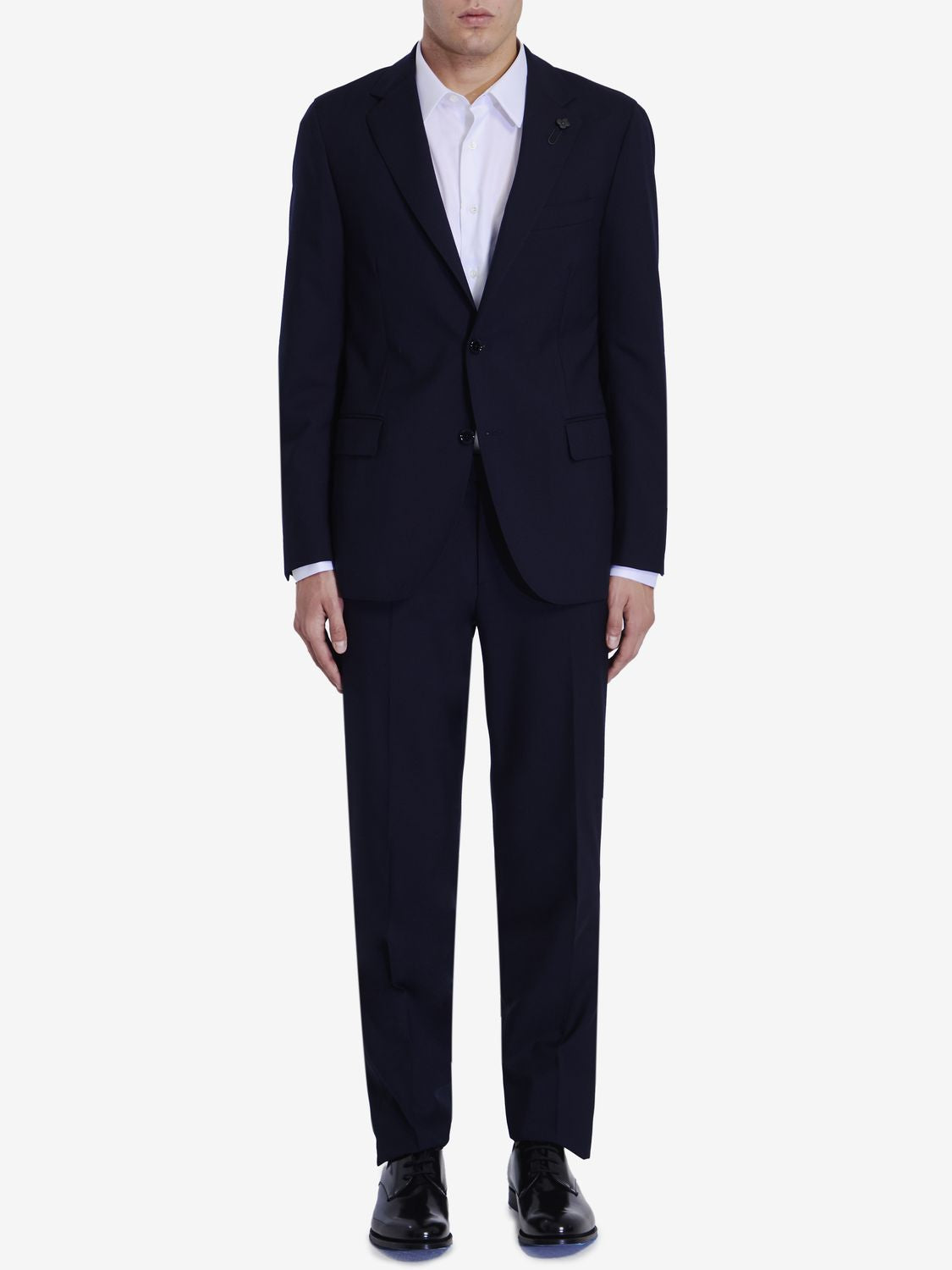 LARDINI Elegant Two-Piece Virgin Wool Suit