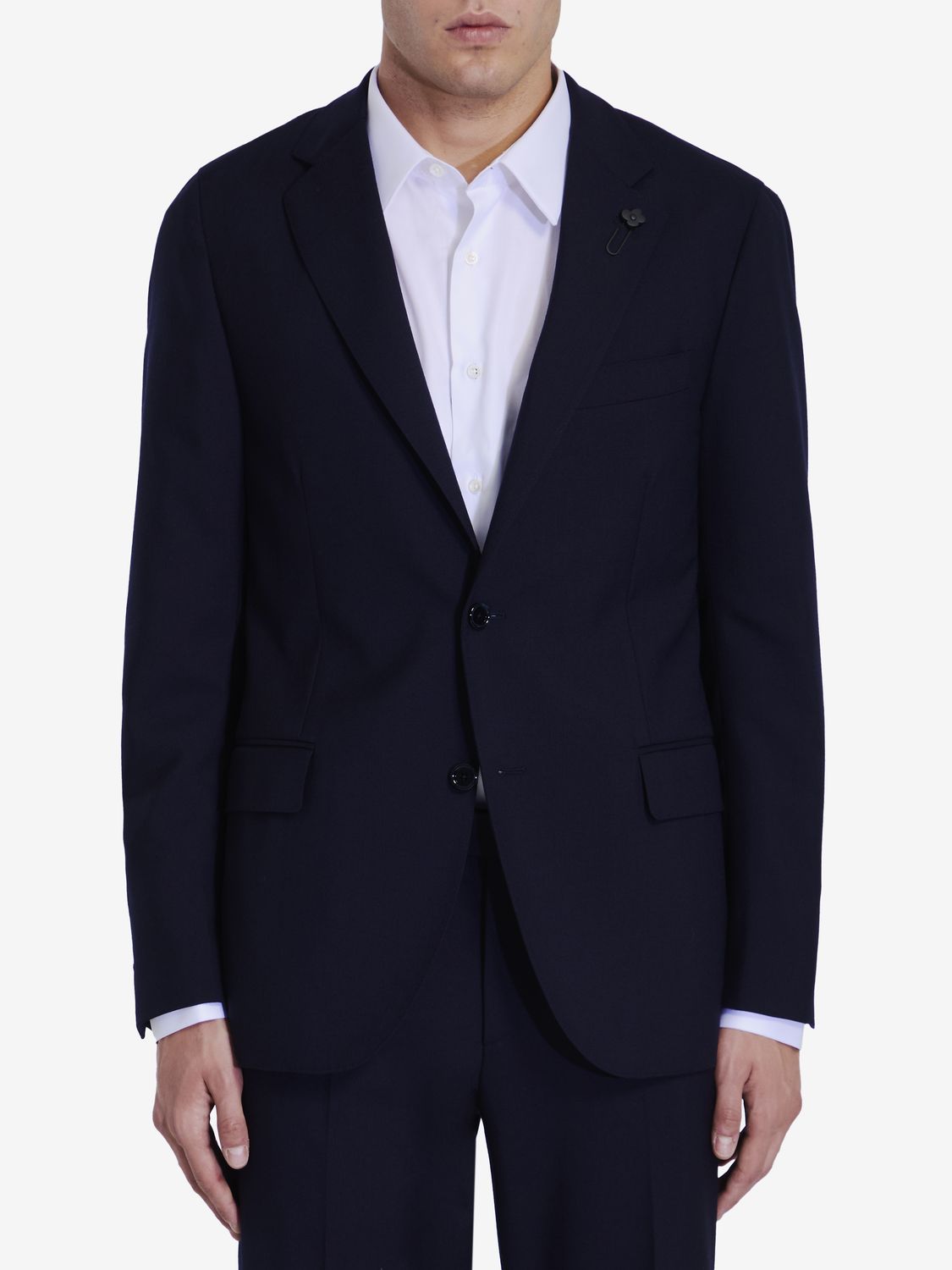 LARDINI Elegant Two-Piece Virgin Wool Suit