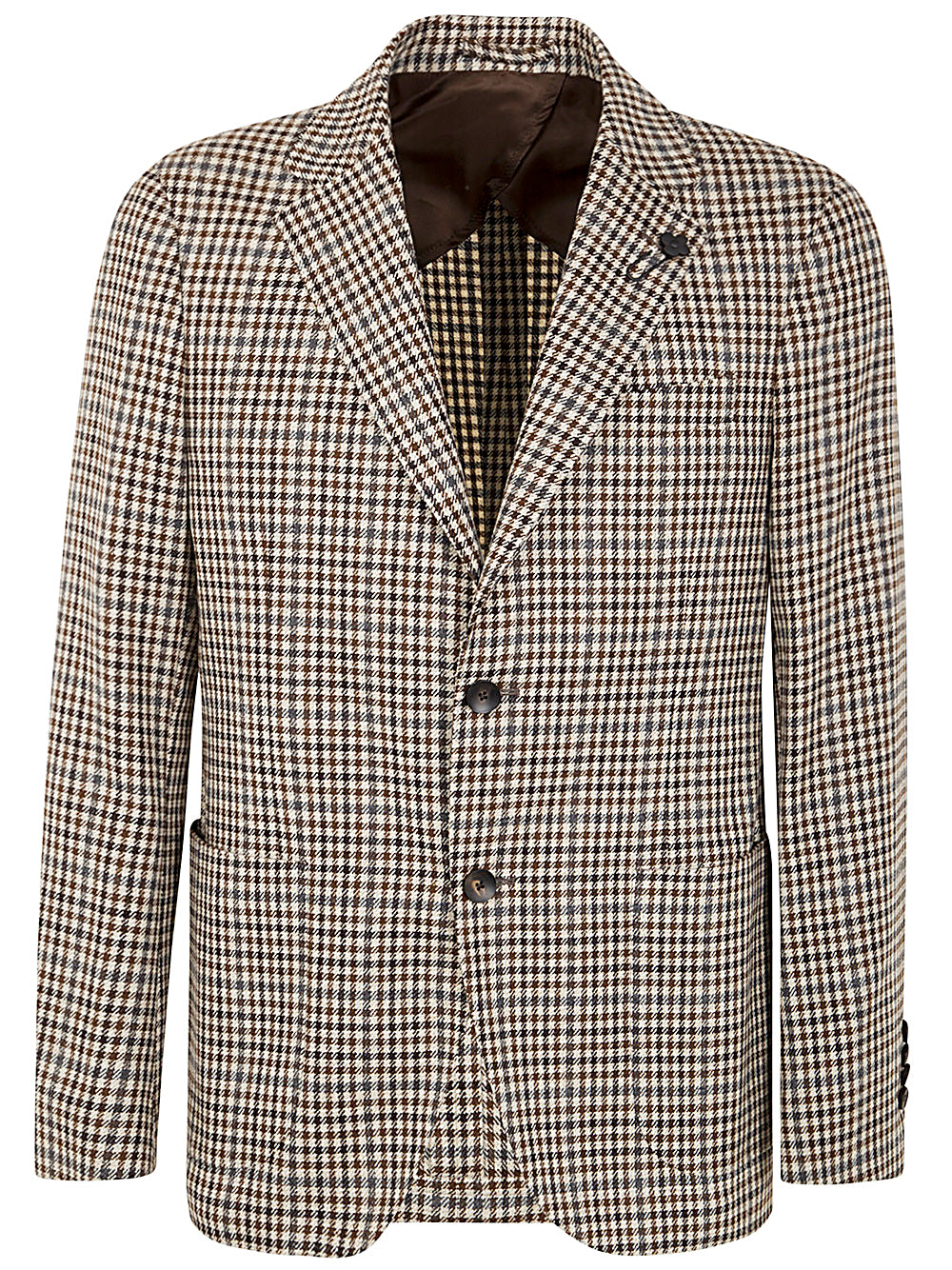 LARDINI Men's Regular Fit Wool & Cashmere Blend Jacket - Special Edition