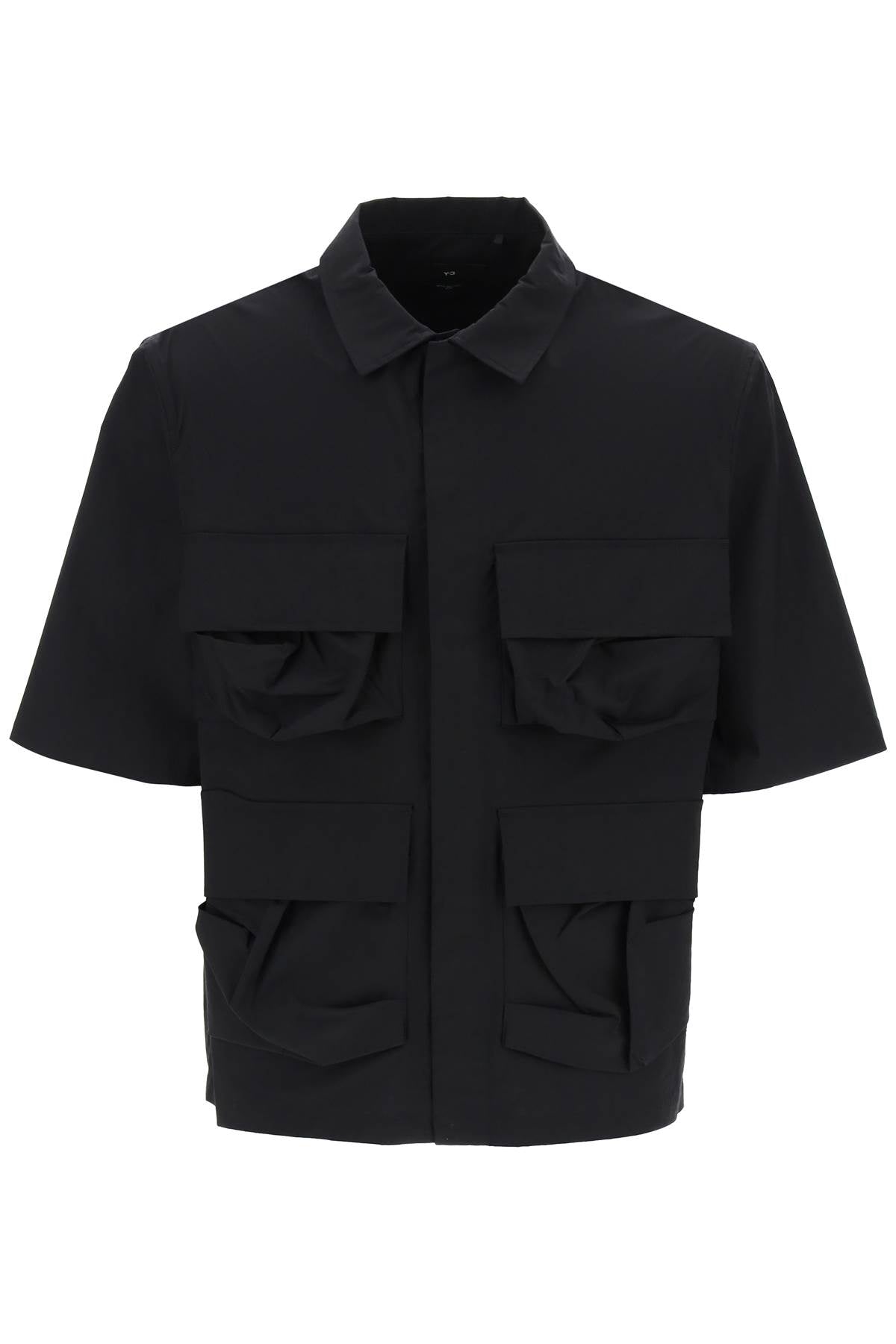 Y-3 Men's Black Pocket Shirt for SS24
