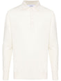 LARDINI Cashmere Polo with Button Placket for Men