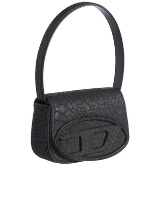 DIESEL Mini Cracked Leather Handbag