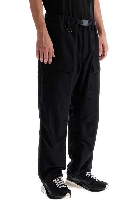 Y-3 Relaxed Fit Cargo Pants for Men - Size M