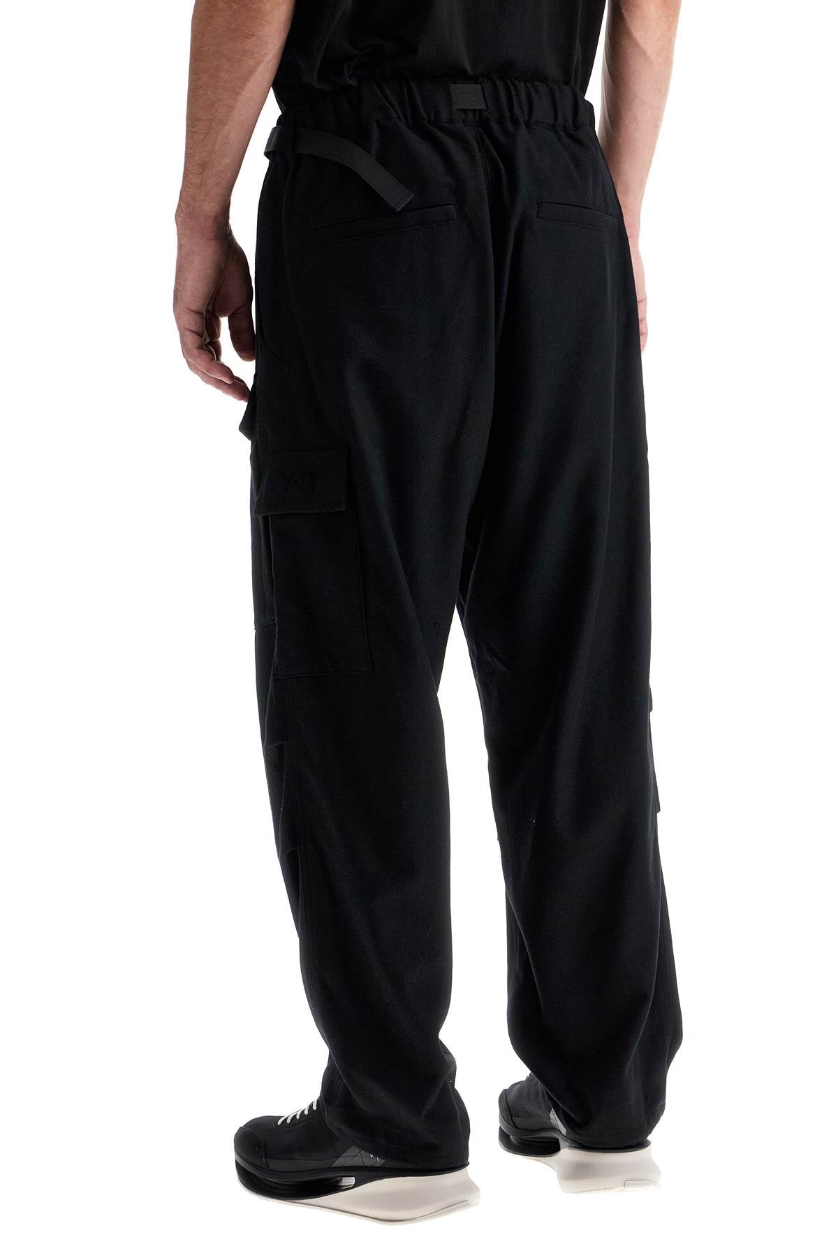 Y-3 Relaxed Fit Cargo Pants for Men - Size M