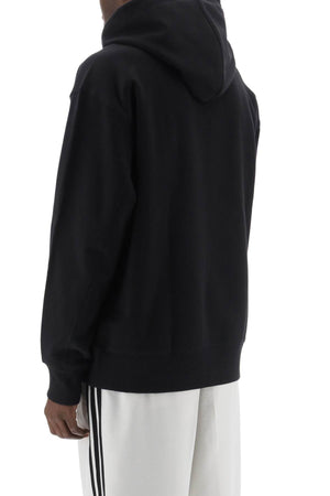 Y-3 New Black Cotton Hoodie for Men - SS24 Collection