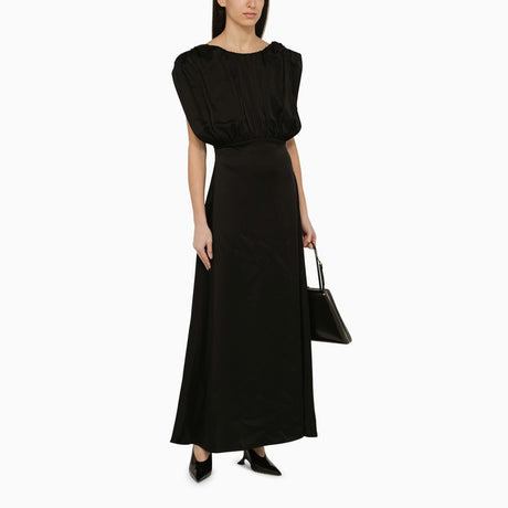 JIL SANDER Women's Beige Long Sleeveless Dress for SS24 Collection