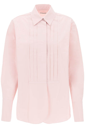 JIL SANDER Pleated Bib Oversized Shirt