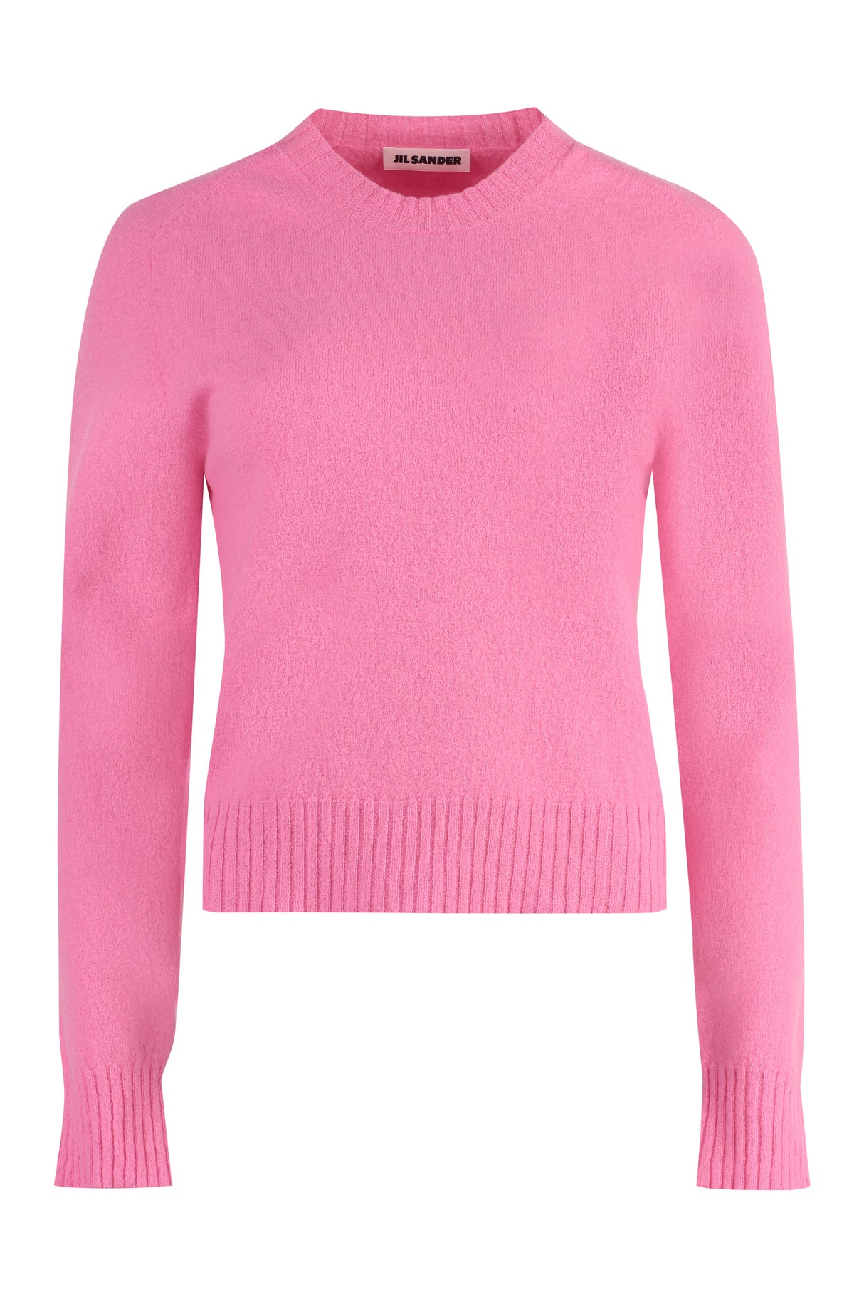 JIL SANDER Fuchsia Wool Pullover for Women - Knitwear for SS24