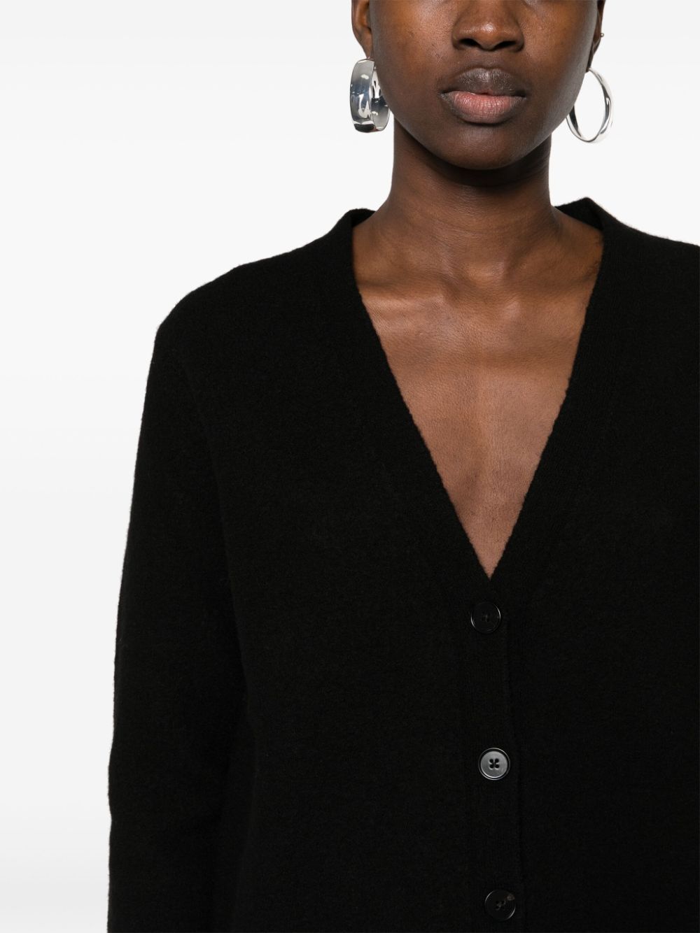 JIL SANDER Black Knit Sweater for Women - 24FW Collection