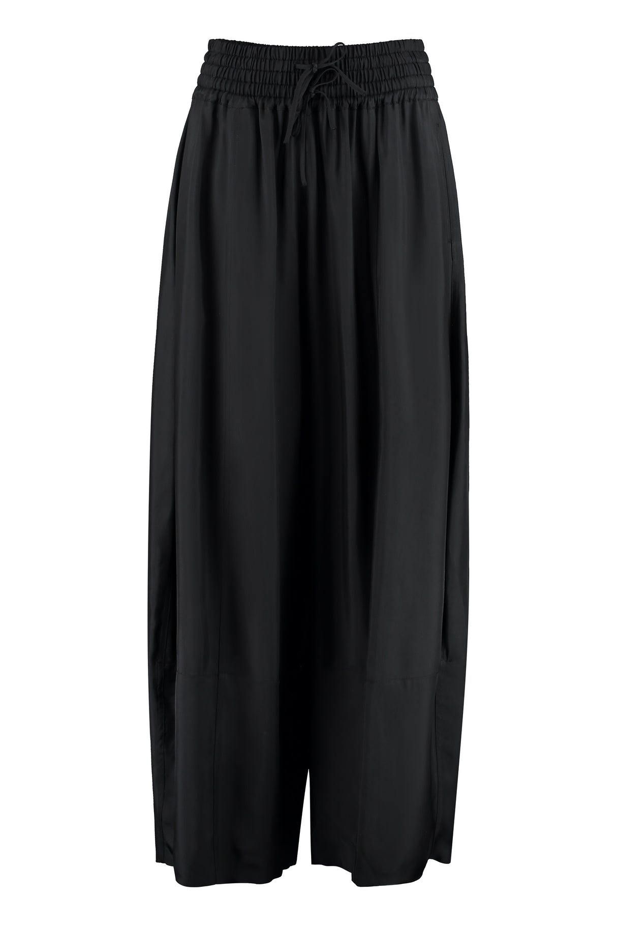 High-Waist Wide-Leg Trousers for Women in Black - مجموعة SS23