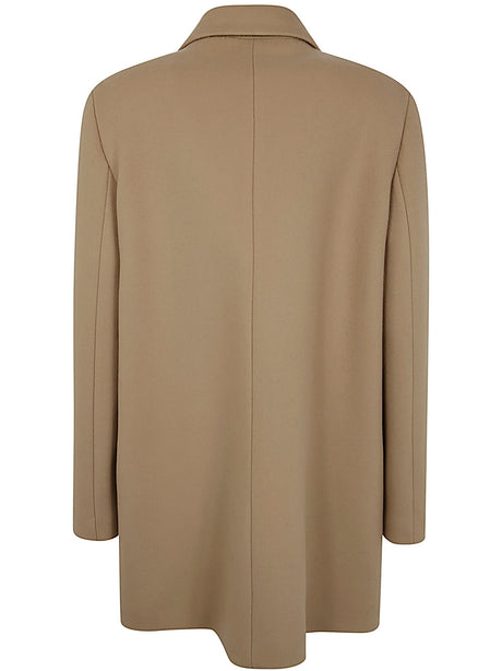 JIL SANDER Double Breasted Tailor Made Crombie Coat for Women