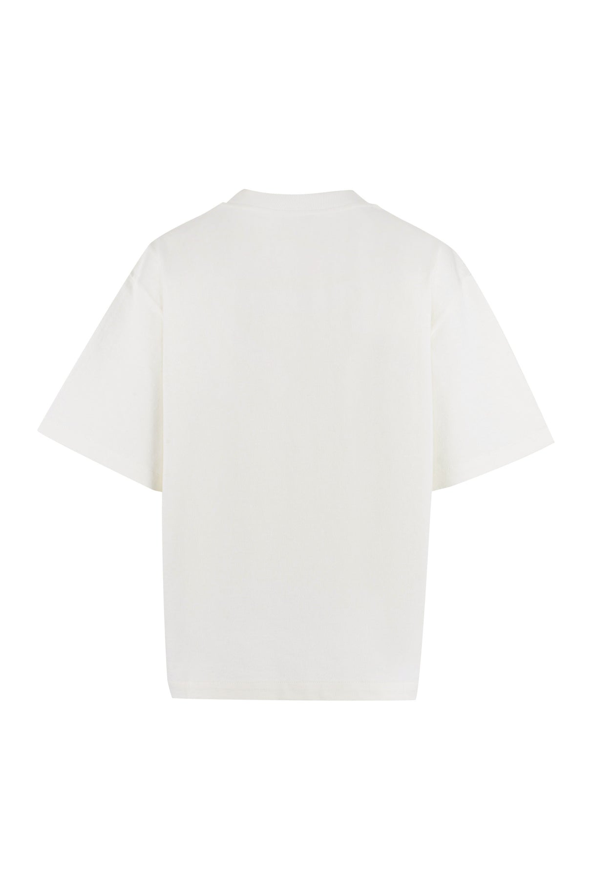 JIL SANDER Classic White Logo Print T-Shirt for Women