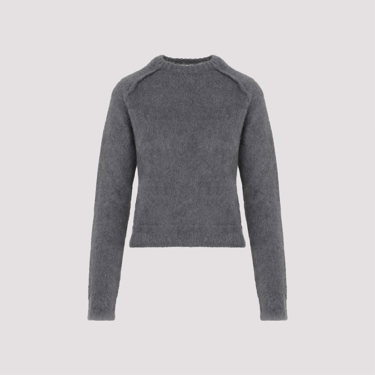 JIL SANDER Elegant Gray Wool-Mohair Blend Pullover