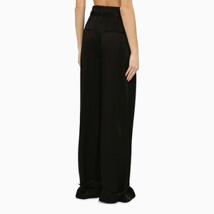 JIL SANDER Sophisticated Tan Tailored Trousers with Belt