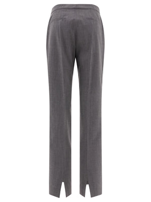 JIL SANDER Tailored Trousers with Centre-Back Slit - Regular Fit, Mid Rise