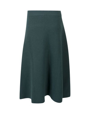 Cashmere Blend Asymmetrical Skirt for Women - FW22 Collection