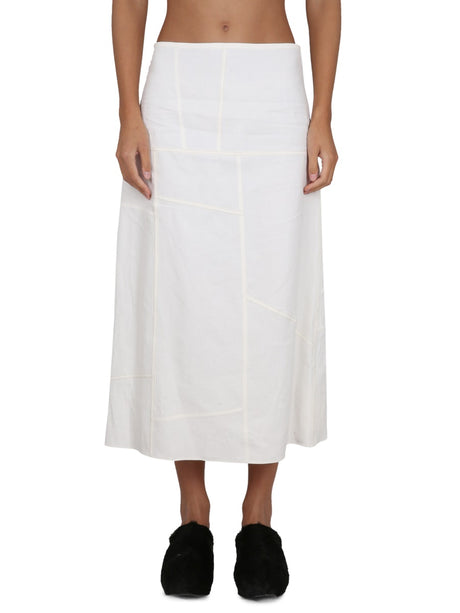 JIL SANDER Cotton Skirt - Regular Fit