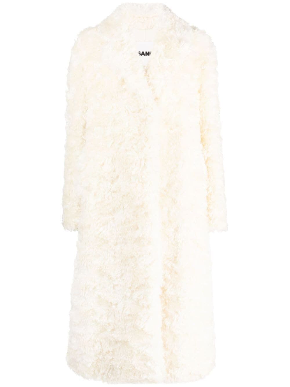 JIL SANDER Luxurious Faux-Fur Jacket with Notched Lapels for Women