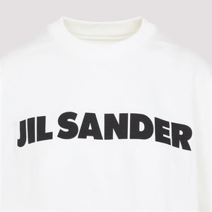 JIL SANDER Short Sleeve Cotton T-Shirt for Women