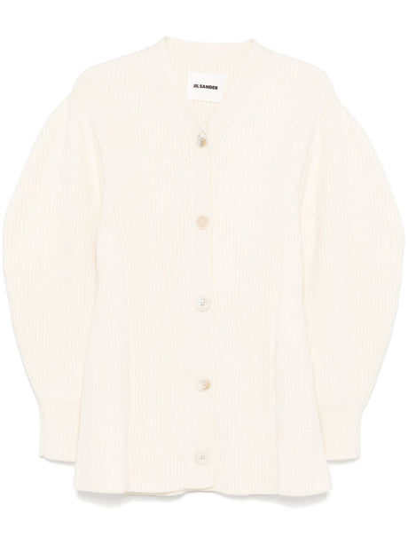 JIL SANDER Women's Long Sleeve V-Neck Cardigan