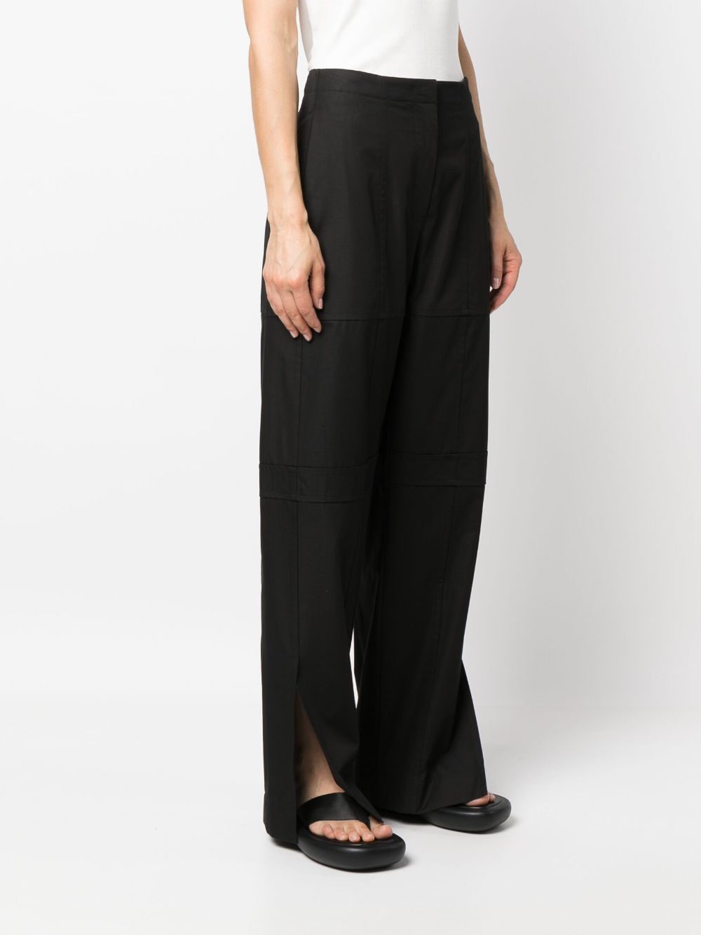 JIL SANDER Black Cargo Pants for Women - SS23 Collection