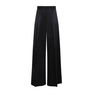 JIL SANDER Elegant Women's High-Waisted Viscose Pants