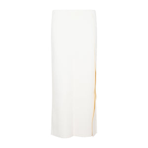 JIL SANDER Elegant Viscose Skirt in Nude & Neutrals for Women - SS23 Collection