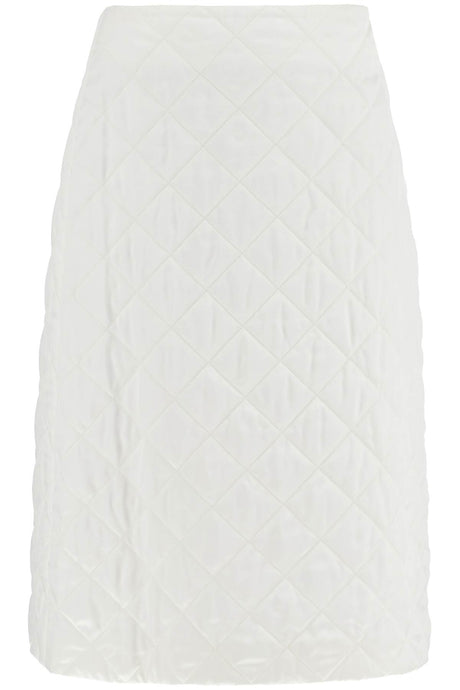 JIL SANDER Quilted Midi Skirt