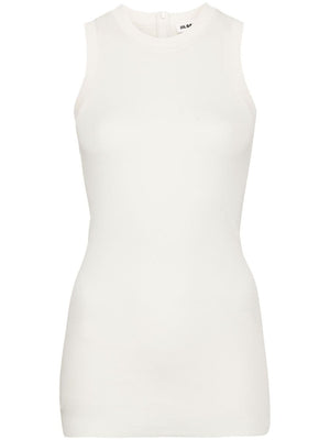 JIL SANDER Natural Crepe Silk Mini Top