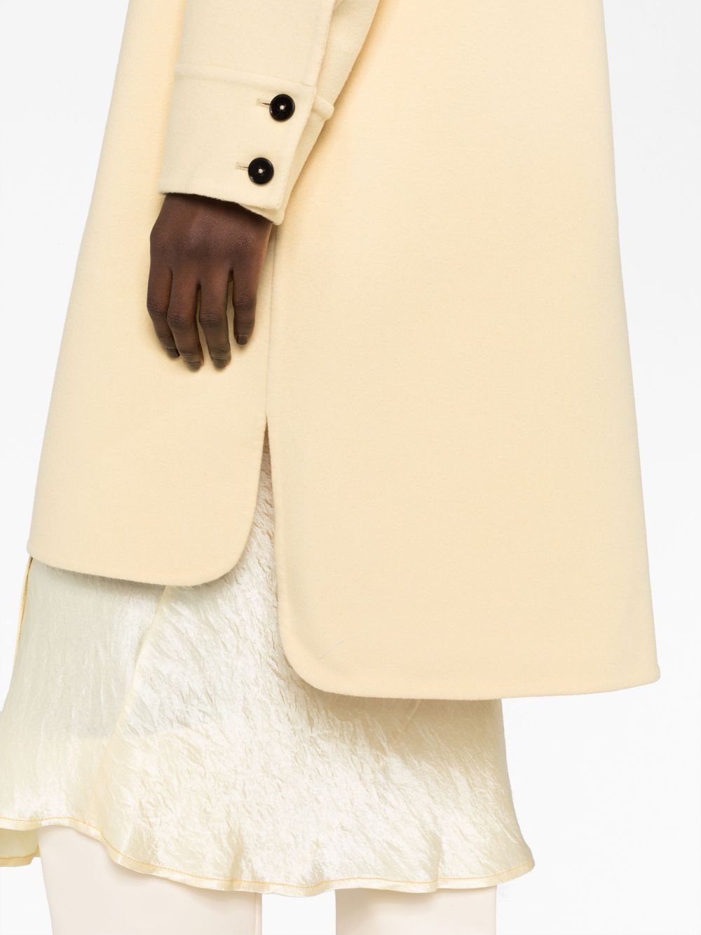 JIL SANDER Women's Vanilla Cashmere Jacket for FW23