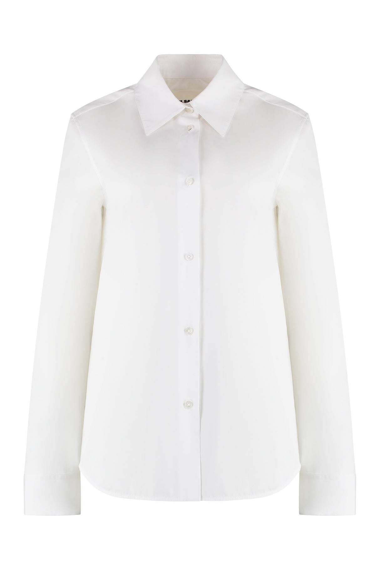 JIL SANDER Elegant Slim Fit Cotton Poplin Shirt