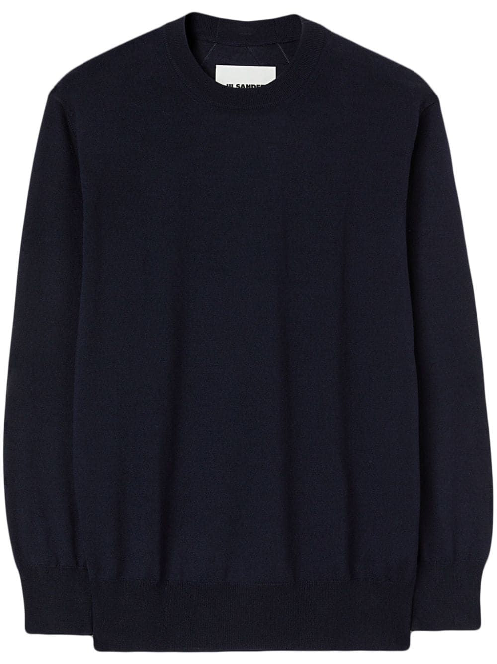 JIL SANDER Superfine Women’s Sweater - Midnight