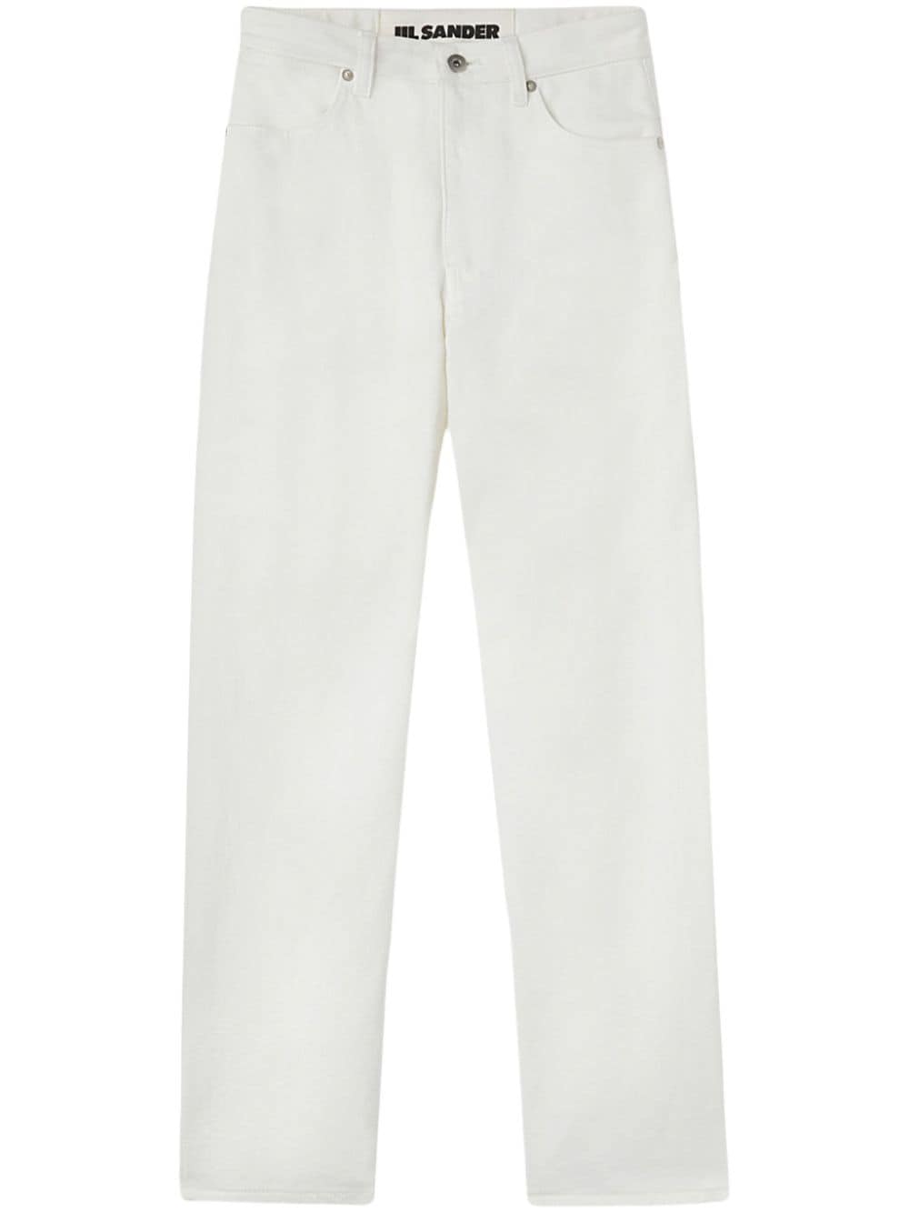 JIL SANDER High-Waisted Cropped Jeans for Women