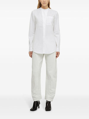 JIL SANDER Elegant Long White Shirt for Women