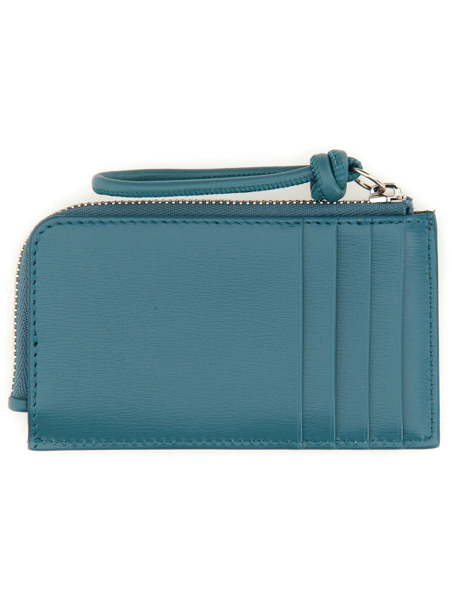 JIL SANDER Mini Leather Envelope Coin Purse