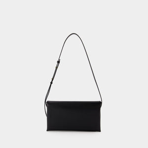 JIL SANDER Elegant Mini Crossbody Bag in Black