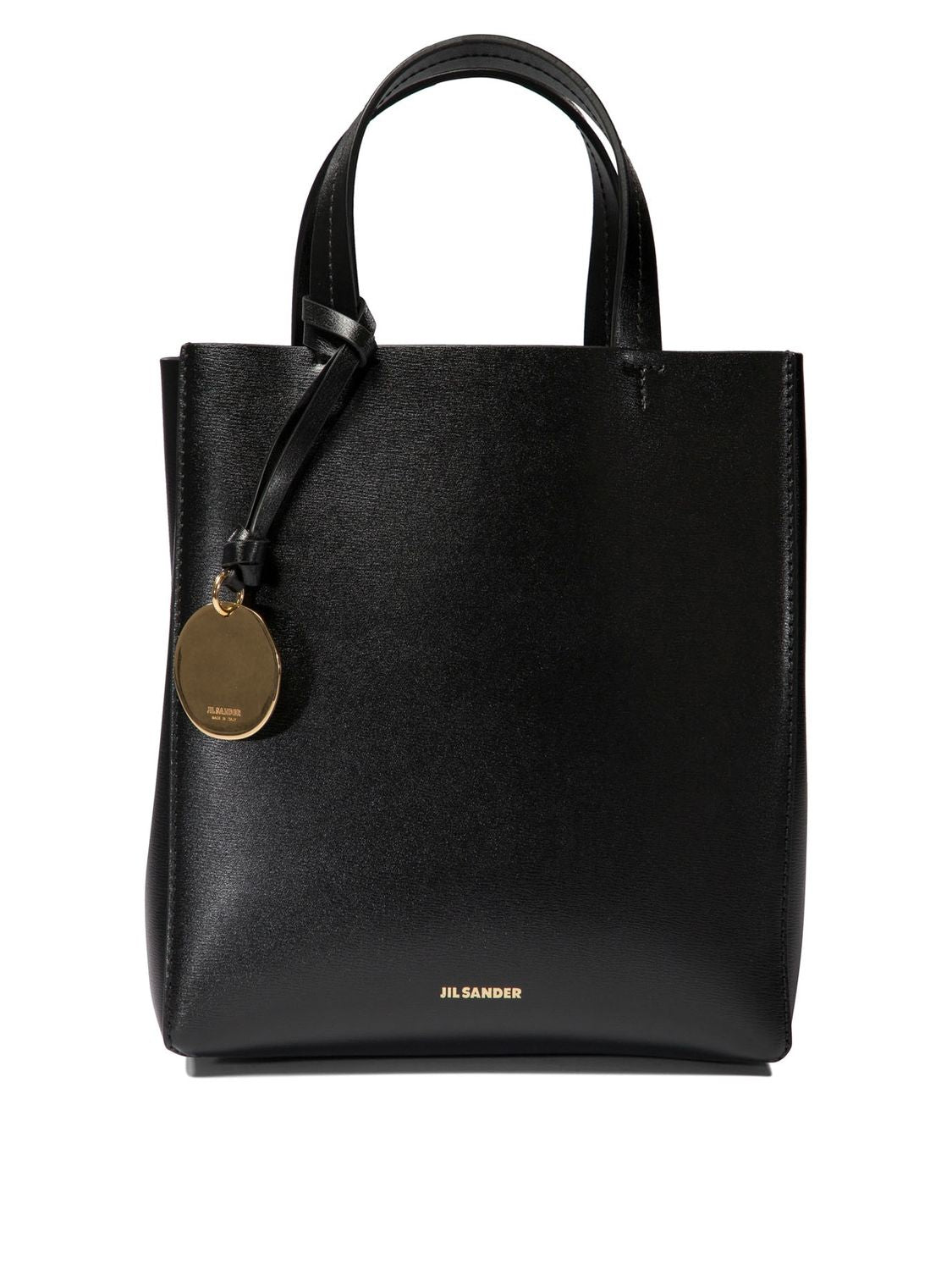 JIL SANDER Mini Bond Leather Handbag - Black