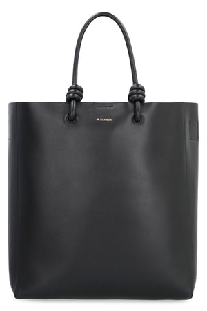 Simple and Elegant Calfskin Tote Handbag