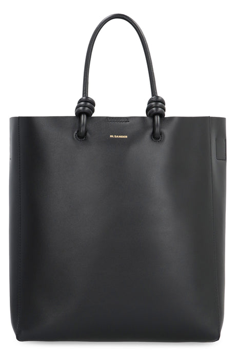 Simple and Elegant Calfskin Tote Handbag