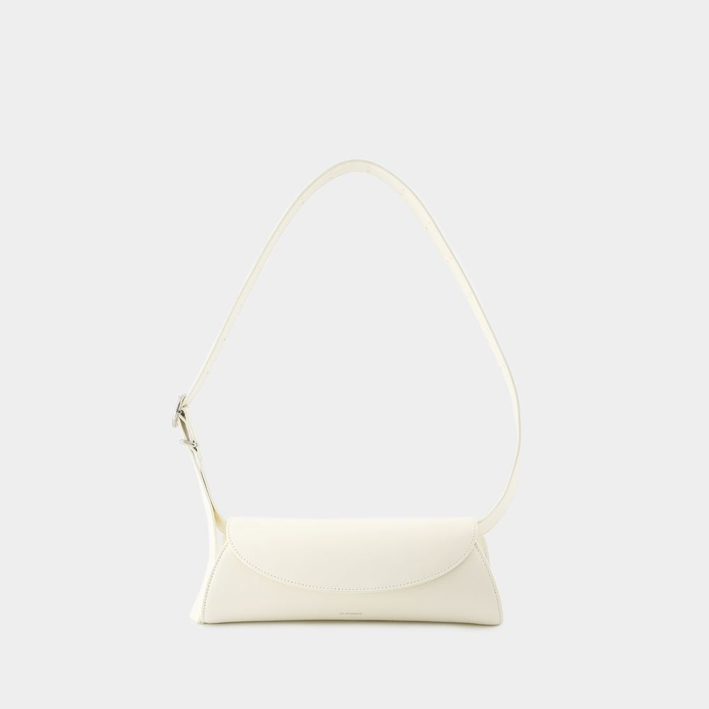 JIL SANDER Luxurious White Shoulder Handbag for Women