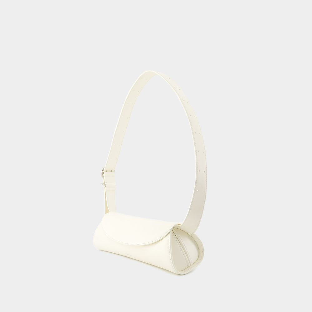 JIL SANDER Luxurious White Shoulder Handbag for Women