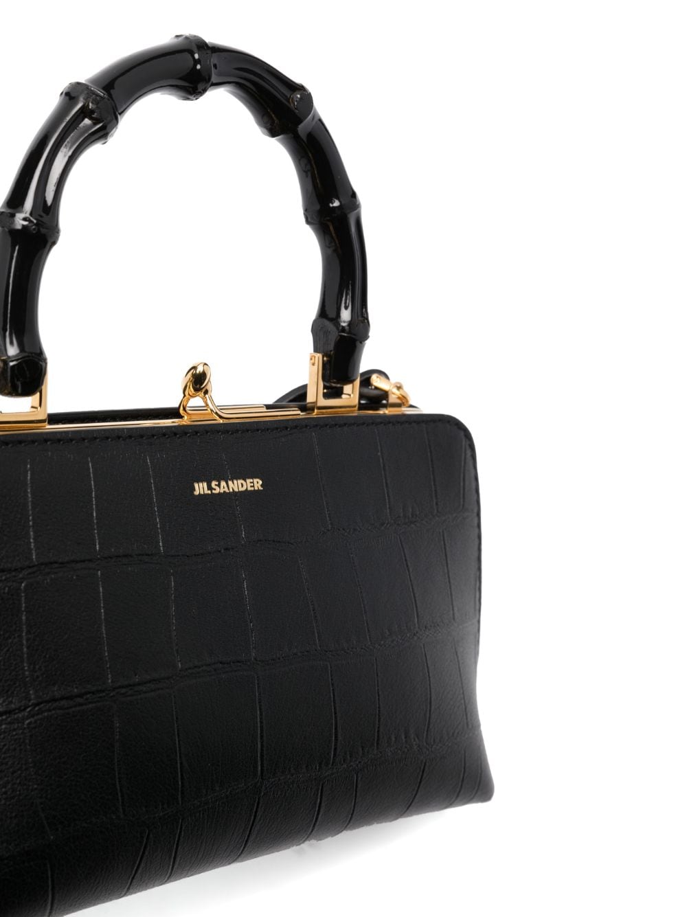 JIL SANDER Chic Mini Hobo Handbag in Timeless Black