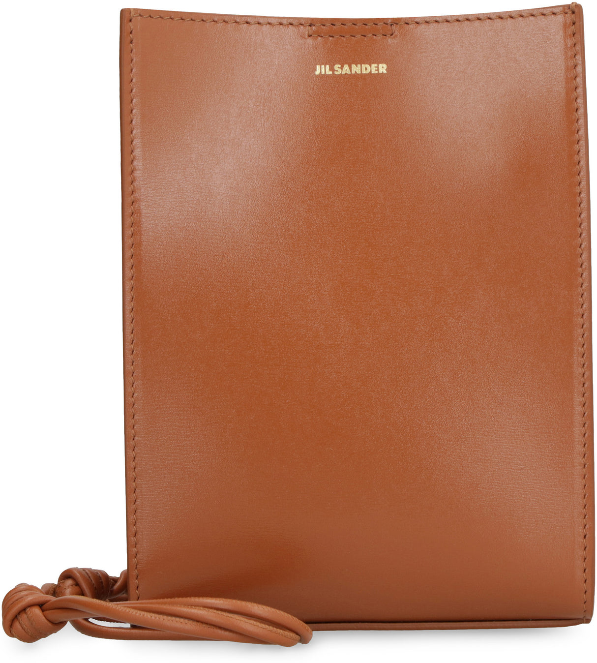 Crossbody Leather Bag - Brown