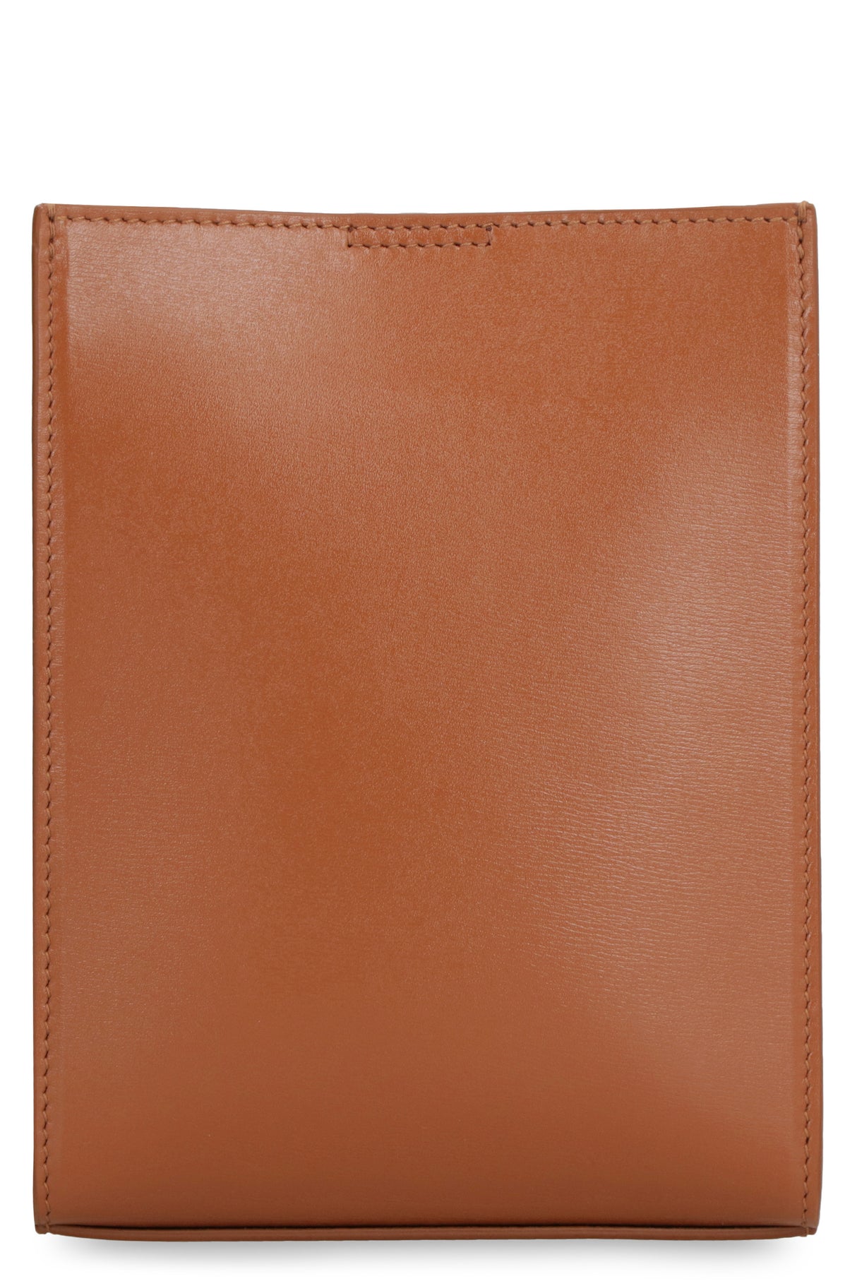 Crossbody Leather Bag - Brown