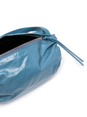 Blue Leather Crossbody Bag for Women - SS24