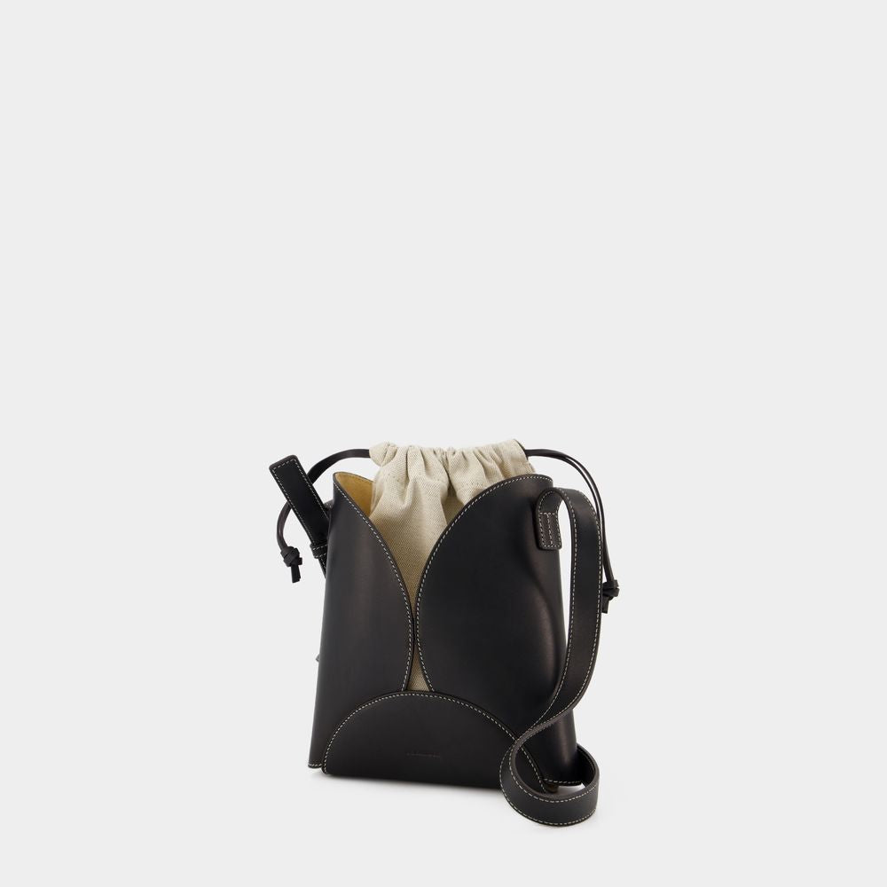 JIL SANDER Ellipse Mini Black Crossbody