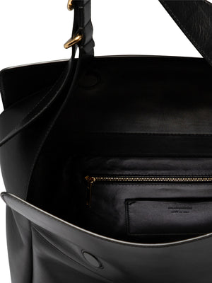 JIL SANDER 24FW Shoulder Bags for Men in Black