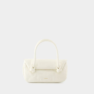 JIL SANDER Beige Knot Shoulder Bag for Women - SS24 Collection