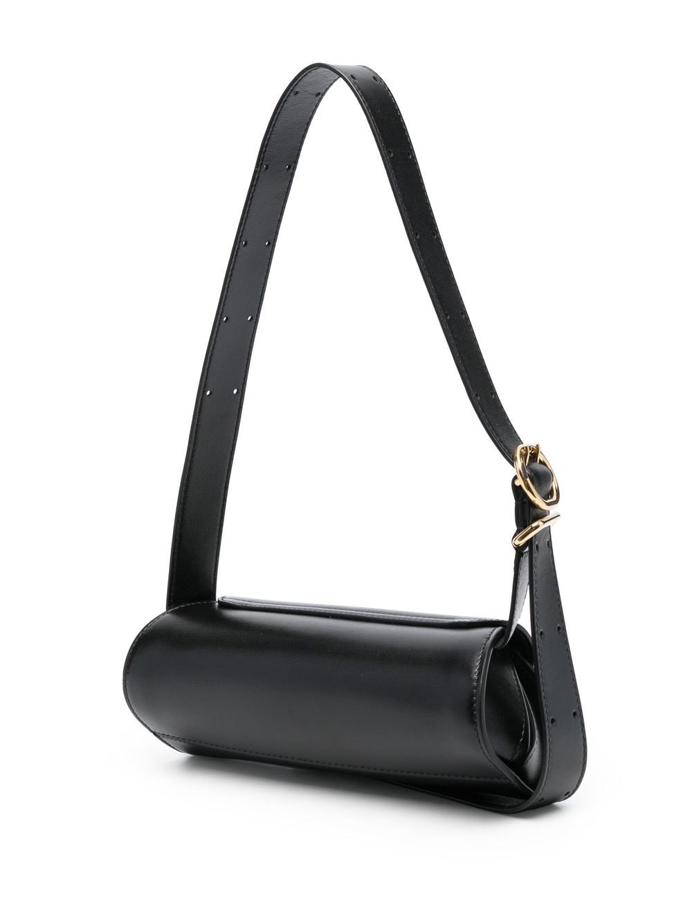 JIL SANDER Chic Mini Crossbody Handbag in Black Calf Leather